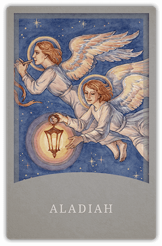 Angelic Tarot Card: Aladiah