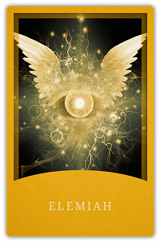 Angelic Tarot Card: Elemiah