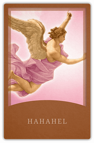 Angelic Tarot Card: Hahahel