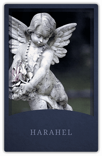 Angelic Tarot Card: Harahel