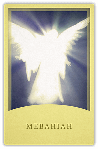 Angelic Tarot Card: Mebahiah