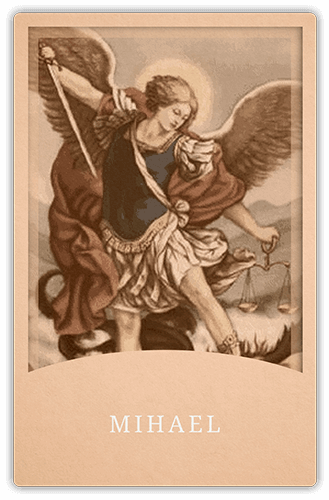 Angelic Tarot Card: Mihael