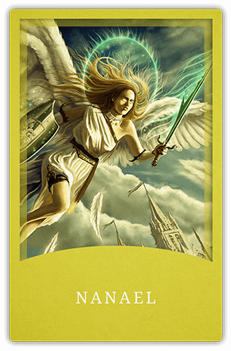 Angelic Tarot Card: Nanael