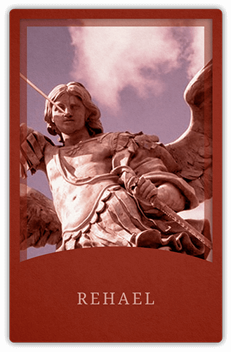 Angelic Tarot Card: Rehael