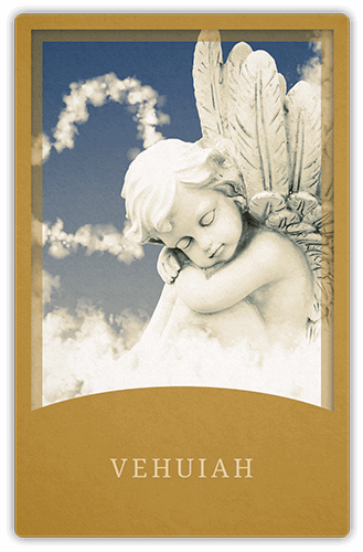 Angelic Tarot Card: Vehuiah